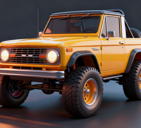 汽车三维动画制作